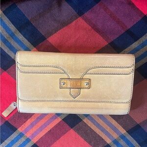 LOEWE Yellow Leather Wallet - Classic Full Zip and Cards Organizer Wallet